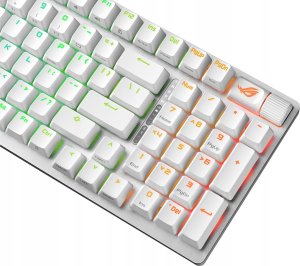 Klawiatura Asus ROG Strix Scope II 96 Wireless Biała NX/PBT (90MP037A-BKUA30) 4