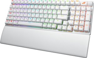 Klawiatura Asus ROG Strix Scope II 96 Wireless Biała NX/PBT (90MP037A-BKUA30) 6