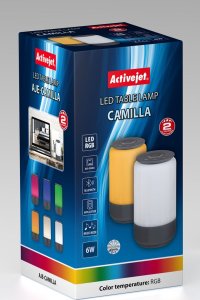 Lampa stołowa Activejet Lampa dekoracyjna LED Activejet AJE-CAMILLA RGB 1