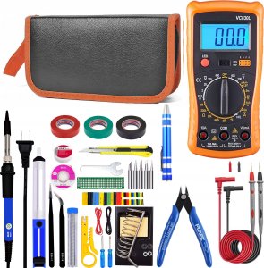 Eurokomp Zestaw lutowniczy duży etui E6180 11