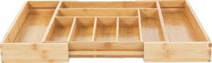 GreenBlue Rozsuwany bambusowy organizer na sztućce 325-500x430x45mm (GB379) 4