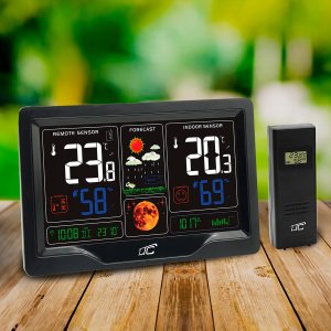 Stacja pogodowa Inne Stacja pogodowa z kolorowym wyś.czarna LXSTP09C 6