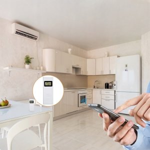 Stacja pogodowa Inne Stacja pogodowa SMART z kolorowym wyś.biała TYUA LXSTP08BS 3