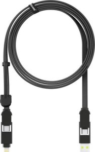 Kabel USB Rolling Square Kabel Rolling Square - inCharge XL 2m czarny - Gwarancja bezpieczeństwa. Proste raty. Bezpłatna wysyłka od 170 zł. 1