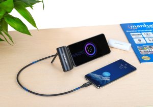 Manhattan MANHATTAN PD Powerbank 5000mAh Typ-C St. 20W schwarz 14