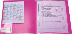 Herma HERMA Schnellhefter A4 neon pink Polypropylen 3St. 2