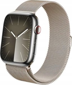 Crong Crong Milano Steel – Pasek ze stali nierdzewnej do Apple Watch 42/44/45/49 mm (szampański) 1