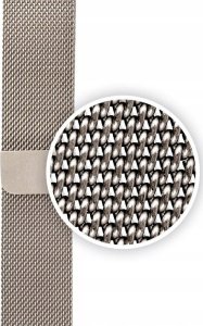 Crong Crong Milano Steel – Pasek ze stali nierdzewnej do Apple Watch 42/44/45/49 mm (szampański) 4