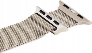 Crong Crong Milano Steel – Pasek ze stali nierdzewnej do Apple Watch 42/44/45/49 mm (szampański) 6