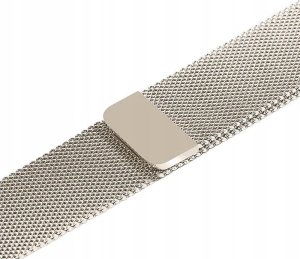 Crong Crong Milano Steel – Pasek ze stali nierdzewnej do Apple Watch 42/44/45/49 mm (szampański) 7