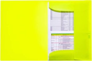 Herma Teczka zbiorcza A3 neon żółty Polypropylen 3St. 2