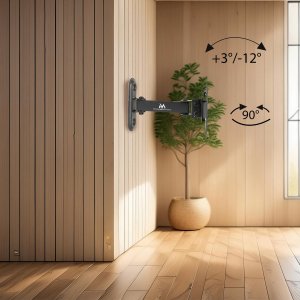 Maclean Uchwyt do telewizora lub monitora Maclean, max. VESA 100x100, 13-32", 30kg, czarny, MC-416 9