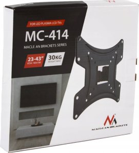 Maclean Uchwyt do telewizora lub monitora Maclean, max. VESA 200x200, 23-43", 30kg, czarny, MC-414 8