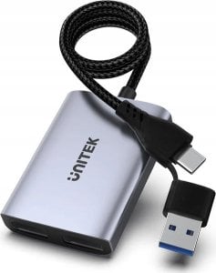 Adapter AV Unitek Unitek Adapter USB/C/A na 2x HDMI MST FullHD 1