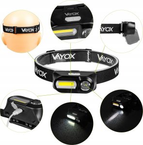 Latarka czołowa Vayox Vayox VA0175 2