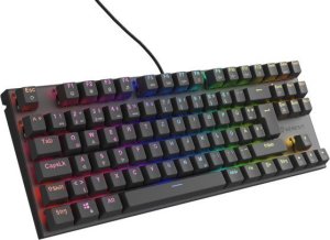 Klawiatura Genesis KLAWIATURA DLA GRACZY GENESIS THOR 303 TKL DE PODŚWIETLENIE RGB MECHANICZNA BROWN CZARNA HOT SWAP 1