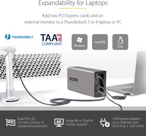 Obudowa StarTech Case StarTech Thunderbolt 3 PCIe Expansion 11