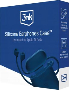 3MK 3mk silikonové pouzdro Silicone AirPods Case pro Apple AirPods 3rd gen., modrá 10