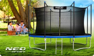 Trampolina ogrodowa Neo-Sport NS-15W241 z siatką wewnętrzną 15 FT 465 cm 6