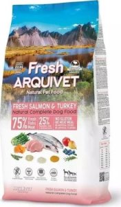 ARQUIVET ARQUIVET FRESH - półwilgotna karma dla psa - łosoś z indykiem - 2,5kg 1