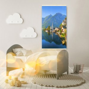 Grzejnik Trio Grzejnik na podczerwień - giętki panel grzewczy 430W TRIO wzór 13 wioska, wymiary 100x57cm z regulatorem 5