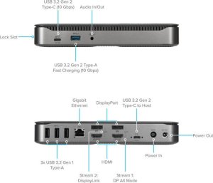 Stacja/replikator Targus Hybrid Quad 4K USB-C (DOCK710EUZ) 7