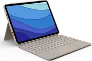 Logitech Logitech Combo Touch - Tastatur und Foliohulle - mit Trackpad - hintergrundbeleuchtet - Apple Smart connector - AZERTY - Franzosisch - Sand - fur Apple 11-inch iPad Pro (1. Generation, 2. Generation, 3. Generation) 1