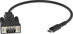 Kabel USB Vision Professional installationstauglicher Adapter USB-C zu Serial RS-232 - 30 JAHRE GARANTIE - funktioniert mit Mac und PC - im Standard-COM-Port installiert - 480 Mbit/s - Spannung bis 5 V - unterstutzt alle Datensignale - USB-A 2.0 (M) zu 9- 2