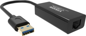 Adapter USB Vision USB-A - RJ-45 Czarny  (TC-USBETH/BL) 3