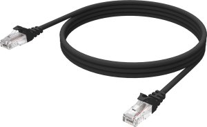 Vision VISION Professional installationstaugliches Ethernet-Netzwerkkabel - 30 JAHRE GARANTIE - RJ-45 (M) zu RJ-45 (M) - UTP - CAT 6 - 250 MHz - 24 AWG - mit Knickschutz - 5 m - Schwarz 1