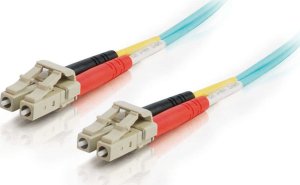 C2G C2G LC-LC 10Gb 50/125 OM3 Duplex Multimode PVC Fiber Optic Cable (LSZH) - Netzwerkkabel - LC Multi-Mode (M) zu LC Multi-Mode (M) - 1 m - Glasfaser - Duplex - 50/125 Mikrometer - OM3 - halogenfrei - Aquamarin 1