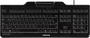 Klawiatura Cherry CHERRY KC 1000 SC klawiatura USB AZERTY Belgijski Czarny 1