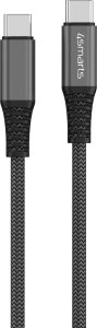 Kabel USB 4smarts USB-C - USB-C 3 m Czarny (456267) 2
