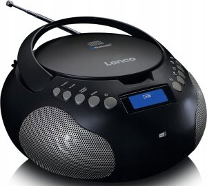 Wieża Lenco Lenco SCD-341BK Boombox mit DAB+/ FM radio und Bluetooth 1