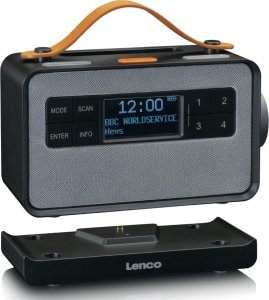 Radio Lenco Lenco PDR-065BK Tragbares DAB+/FM-Radio (Schwarz) 1