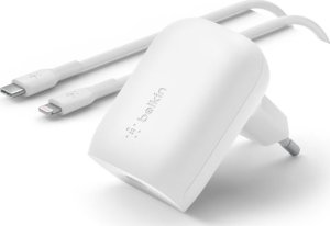 Ładowarka Belkin Belkin 30W USB-C Ladegerät PD und PPS inkl. Lightning Kabel 1m 1