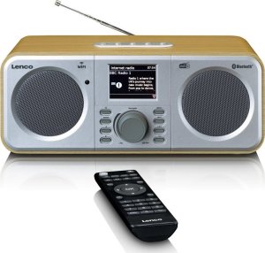 Radio Lenco Lenco DIR-141WD Stereo internet Radio mit DAB+, FM (Holz) 1