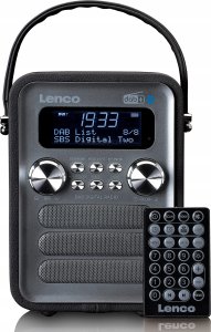 Radio Lenco Lenco PDR-051BKSI Tragbares DAB+ FM-Radio m. BT, AUX (Schwarz) 1