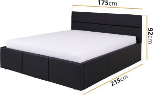 Ravio Łóżko tapicerowane Montreal 2