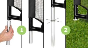 Exit Bramka do piłki nożnej składana Maestro 180x120cm (101 0002) 8