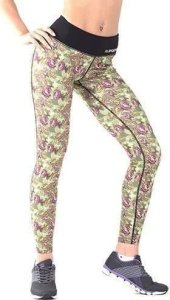 Triton FA WEAR Leggins - Roses - Green 1