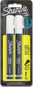 Sharpie Sharpie Kreidemarker-feucht abwischbar M weiß            2er Blister 1