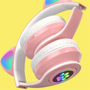 Słuchawki ATL ZS7D Słuchawki bt 5.0 led turkus uszy 6