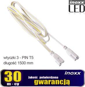 Nvox Łącznik liniowy z kablem do świetlówek led t5 długość 150cm 1