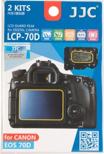 JJC Zestaw osłon LCD Canon EOS 70D poliwęglanowa 2