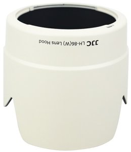 Osłona na obiektyw JJC Osłona przeciwsłoneczna JJC typu Canon ET-86 biała 3