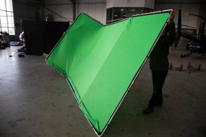 Lastolite Tło Lastolite Panoramic Chromakey Green 4m z ramą 5