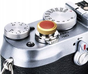 Pilot/wężyk spustowy JJC Przycisk spustu migawki JJC SRB Deluxe Soft Złoto - Brązowy 4