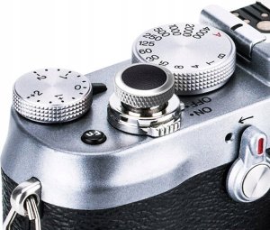 Pilot/wężyk spustowy JJC Przycisk spustu migawki SRB Deluxe Soft Srebrno - Czarny 4