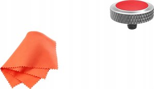 Pilot/wężyk spustowy JJC Przycisk spustu migawki SRB Deluxe Soft Srebrno - Czerwony 7